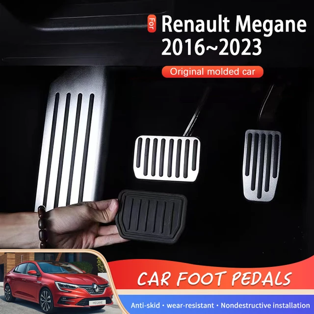 Bei mt Auto pedale für Renault Megane iv 2016 ~ 2023 Aluminium legierung  Auto Fuß polster Rest abdeckungen Bremspedal Gaspedal Auto Zubehör -  AliExpress