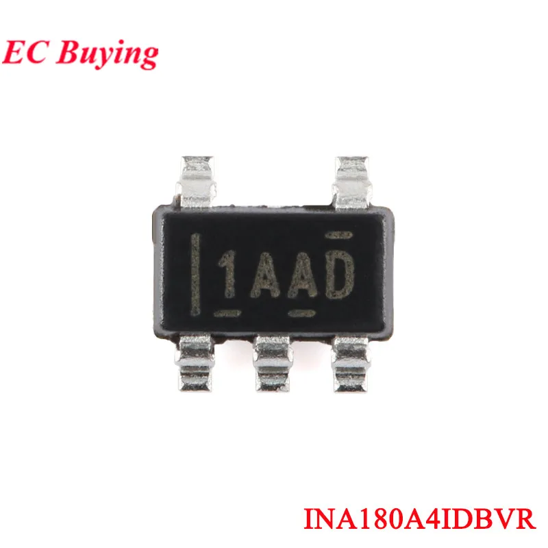 10 Stück/1 Stück INA180A1IDBVR INA180 INA180A1 INA180A 181D I8ID 18ID 1A8D 1A9D 1AAD 1MN3 SOT-23-5 Strommessverstärker-Chip IC – Detail 5