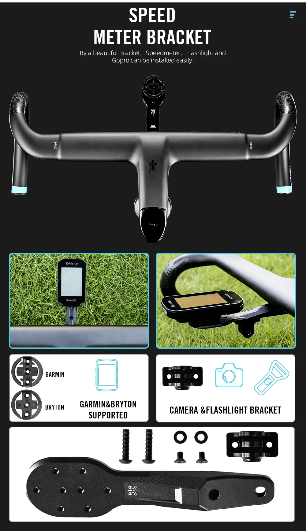 LEXON VERO Integrated Carbon Road Handlebars Full Inner