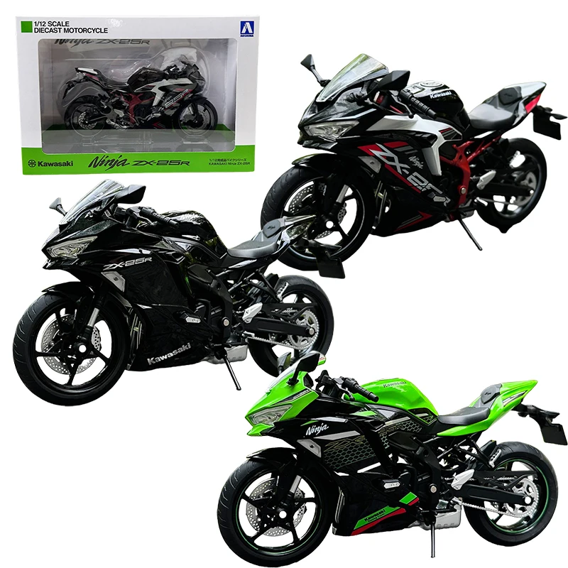 Diecast 1/12 Size Kawasaki ZX-25R Motorcycle Model Car Ninja Alloy