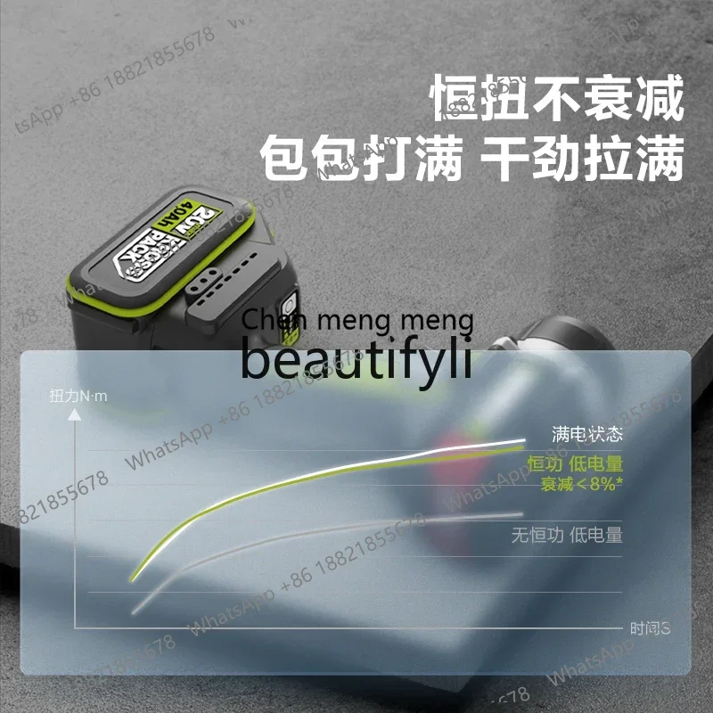 고토크 전동 렌치 WU270 리튬 배터리 브러시리스 전동 보드 핸드 임팩트 윈드 캐논 충전식 공구