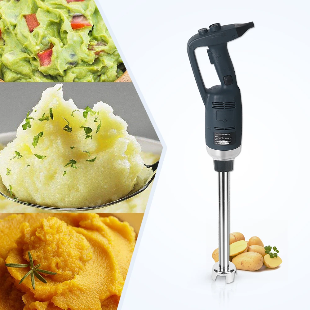 

Handheld Blender Commercial Immersion Blender 500W Food Mixer Variable Speed Professional for Pumpkin Bisque, Mashed Potatoes