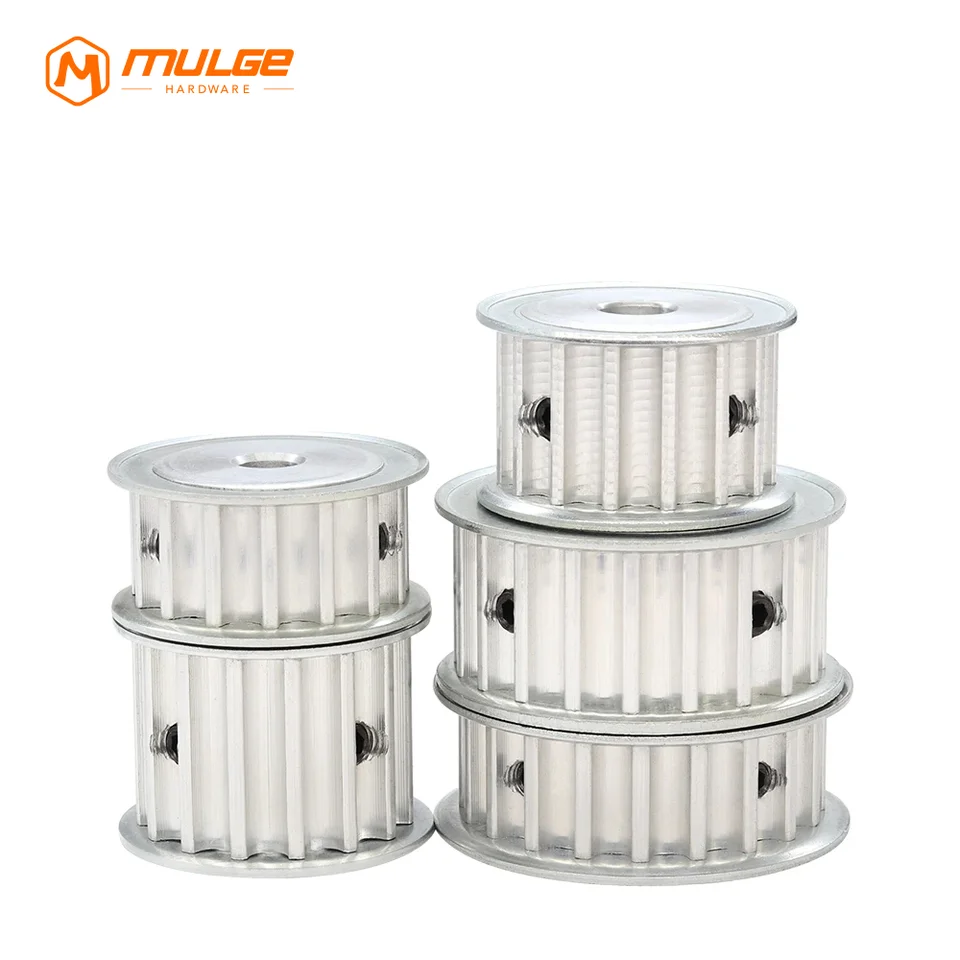 ZHaonan-Timing Pulley, 1PC HTD5M 40T Teeth Timing Pulley, Bore 6.35mm