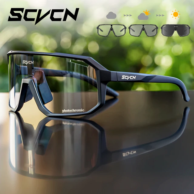 SCVCN nouvelle équitation cyclisme lunettes de soleil Sports de plein air lunettes de course hommes vtt vélo lunettes femmes cyclisme lunettes 1 lentille 1