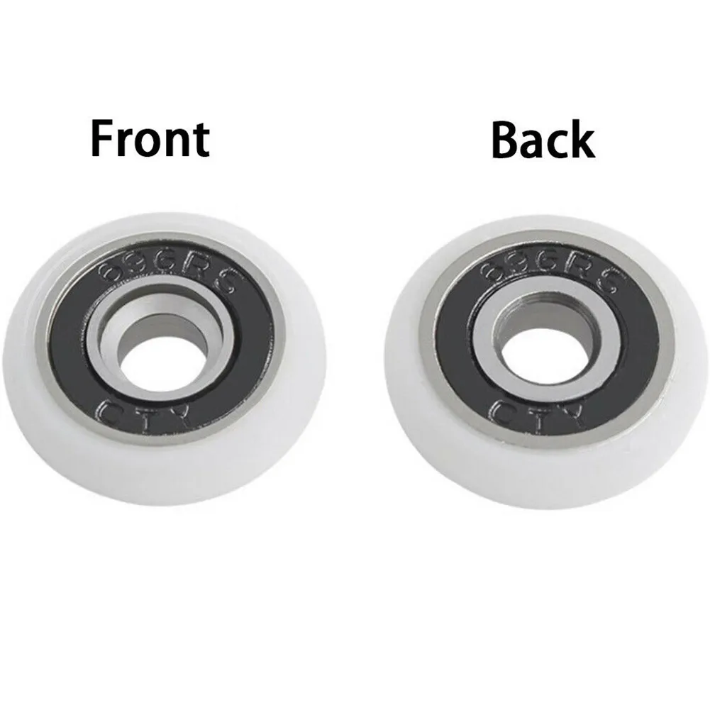 Shower Door Roller Replacement Door Pulley 19/23/25mm Wheel Diameter Cabins Pulley Sliding Shower Wheel Runner 8Pcs shower door rollers