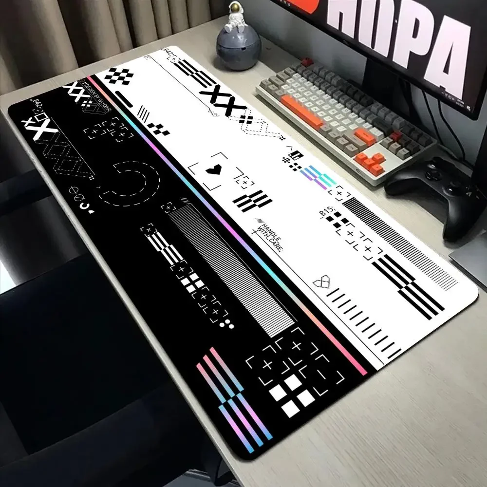 CSGO Anime Mouse Pads PrintStream Game player Mousepads 400x900 Large Mousepad Gamer anti-slip Rubber  Company Desk mat Design — view 2