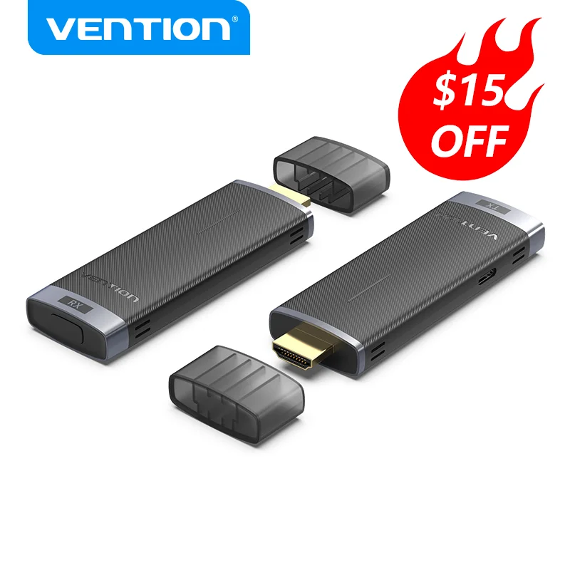 Vention Wireless Hdmi Tv Ricevitore 5Ghz Wifi Display Proiettore Hd Tv Dongle Smart Stick Per Android Ios 40M Hdmi Wireless Adapter