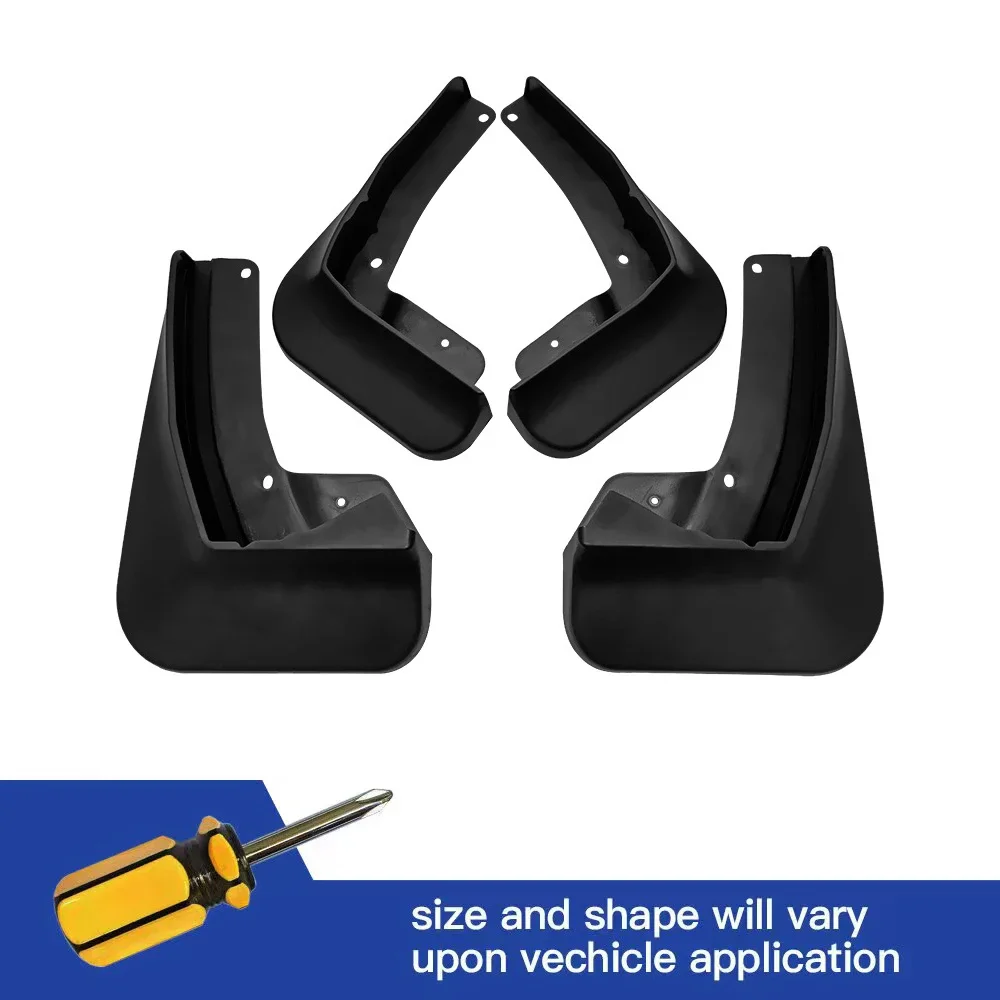 

4Pcs Front & Rear Mud Flaps Splash Guards Mudguards Black Fit FOR VW Passat Sedan 2016 2017 2018 2019 2020 2021 2022 2023