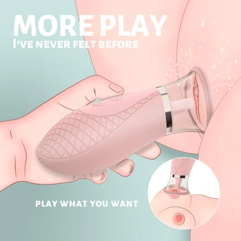 Clitoral Licking Tongue Vibrator Nipples Stimulator Orgasm Rechargeable Vagina  Oral Powerful Sex Toys for Women Stimulation 6