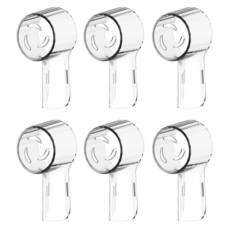 

6 Pack Toothbrush Heads Dustproof Cover Compatible For Oral B, Fits For Oral-B IO Series, Convenient Travel Easy To Use