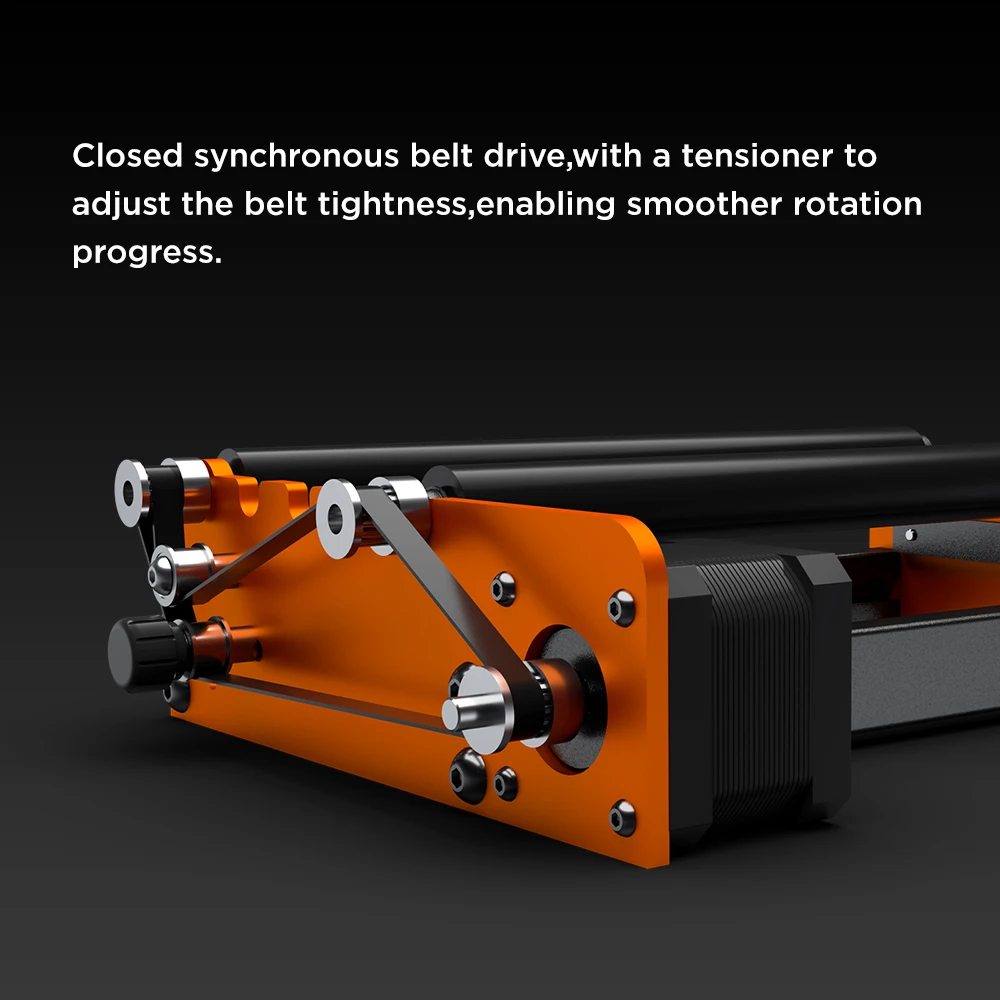 ACMER M2 Rotary Module 360 Degree Rotat Universal Y-axis Roller Engraving Tool Curved Surface for Laser Engraver Accessories