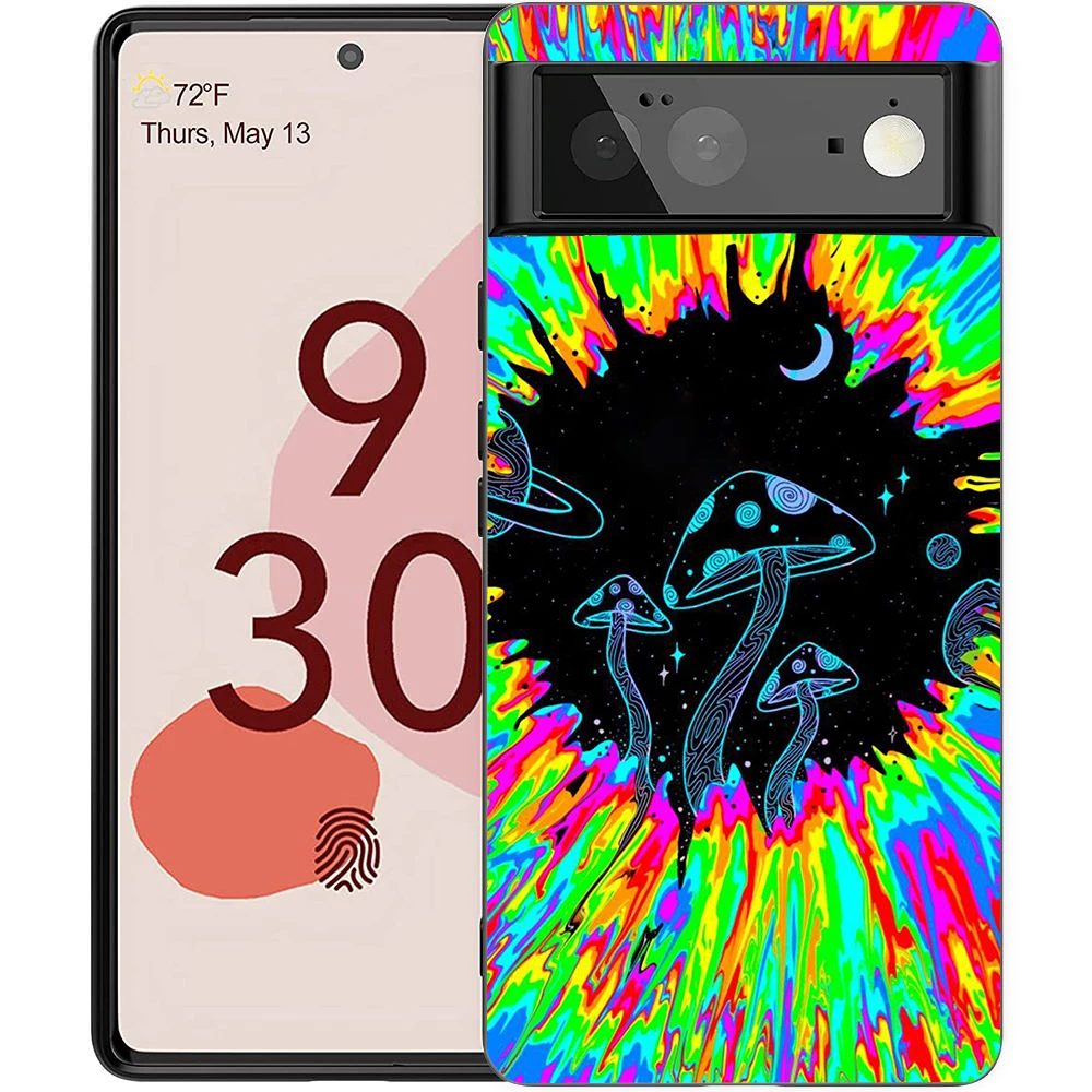 Pilz Telefon Fall Abdeckung für Google Pixel 8 7 6 7a 6a Pro 5g stoß feste Silikon weich 9 pro xl 8 pro 5g Shell Hüllen Taschen TPU – Detail 1