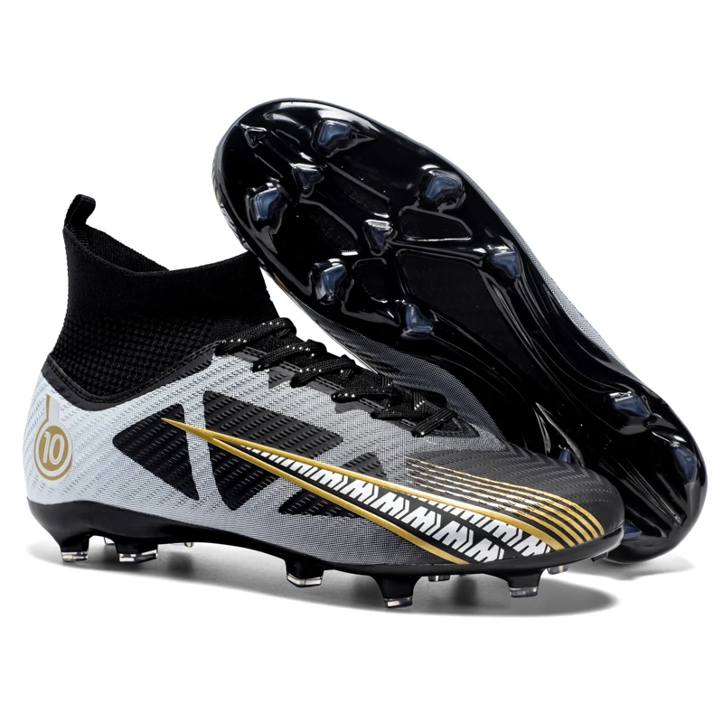 

Men Breathable Indoor Soccer Shoes Futsal Flying Woven Turf Soccer Football Sneakers Cleats Unisex Outdoor Sports Shoes Training