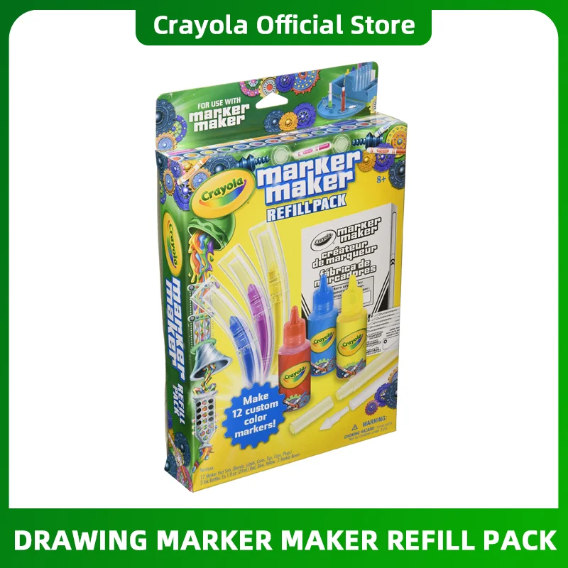 Vertrouwen op virtueel Dusver Crayola Drawing Marker Maker Pack Diy Watercolor Pen Magic Toy Set Gift Box  Refill 74-7055 - Drawing Toys - AliExpress