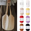 1Pc 50g 80m cotton hollow Yarn For crochet nylon round hand Knitting Yarn bag cushion mat DIY hat shoe Line amigurumi  Threads 1