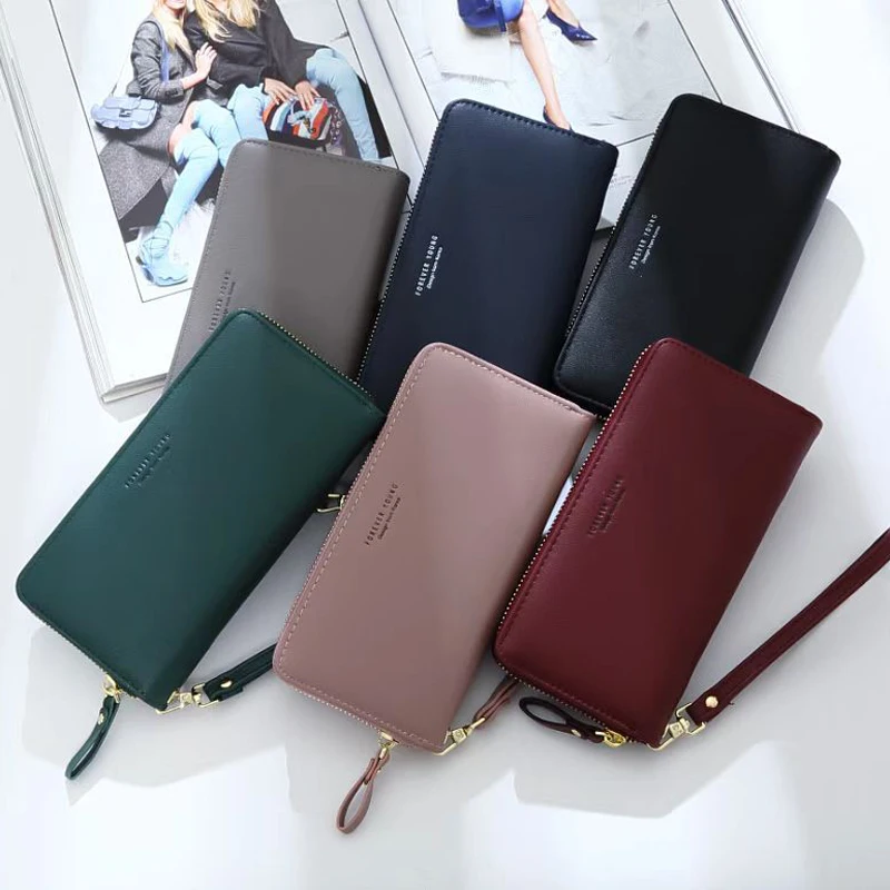 2023 Brand Luxury Women Wallet Long Purse Clutch Large Capacity Female  Wallets Lady Phone bag Card Holder Carteras Mujer - AliExpress