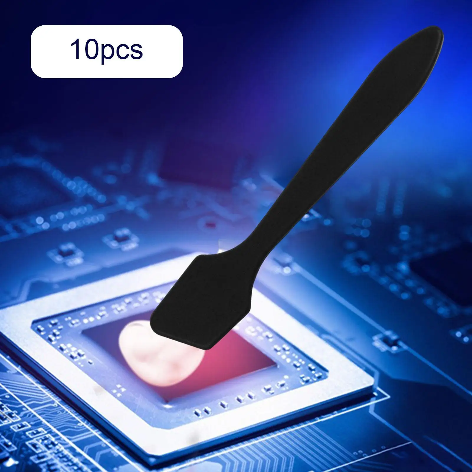 Kitchen Utensils Set 10Pcs Barbeque Scraper Apply Thermal Paste Cooking Utensil Tool Makeup Heat Resistant Jar Spatula