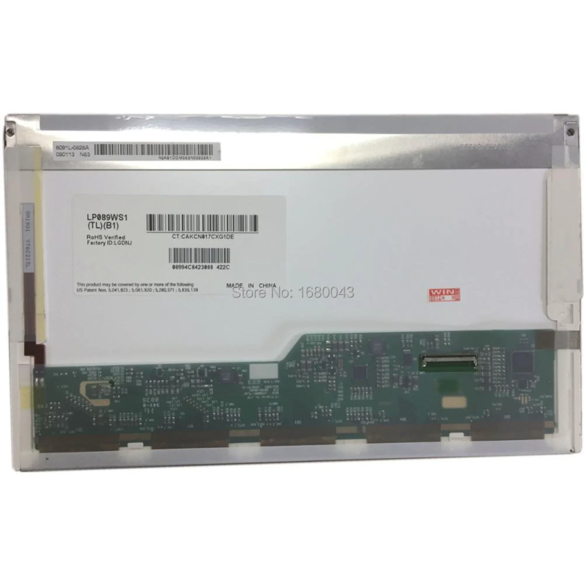 

LP089WS1 TLB1 (TL) (B1) подходит N089L6-L02 B089AW01 V.0 V.3 LP089WS1-TLA1 A089SW01 V.0 V.3 N089L6-L01 HSD089IFW1 A00 A02 B00 8.9LED