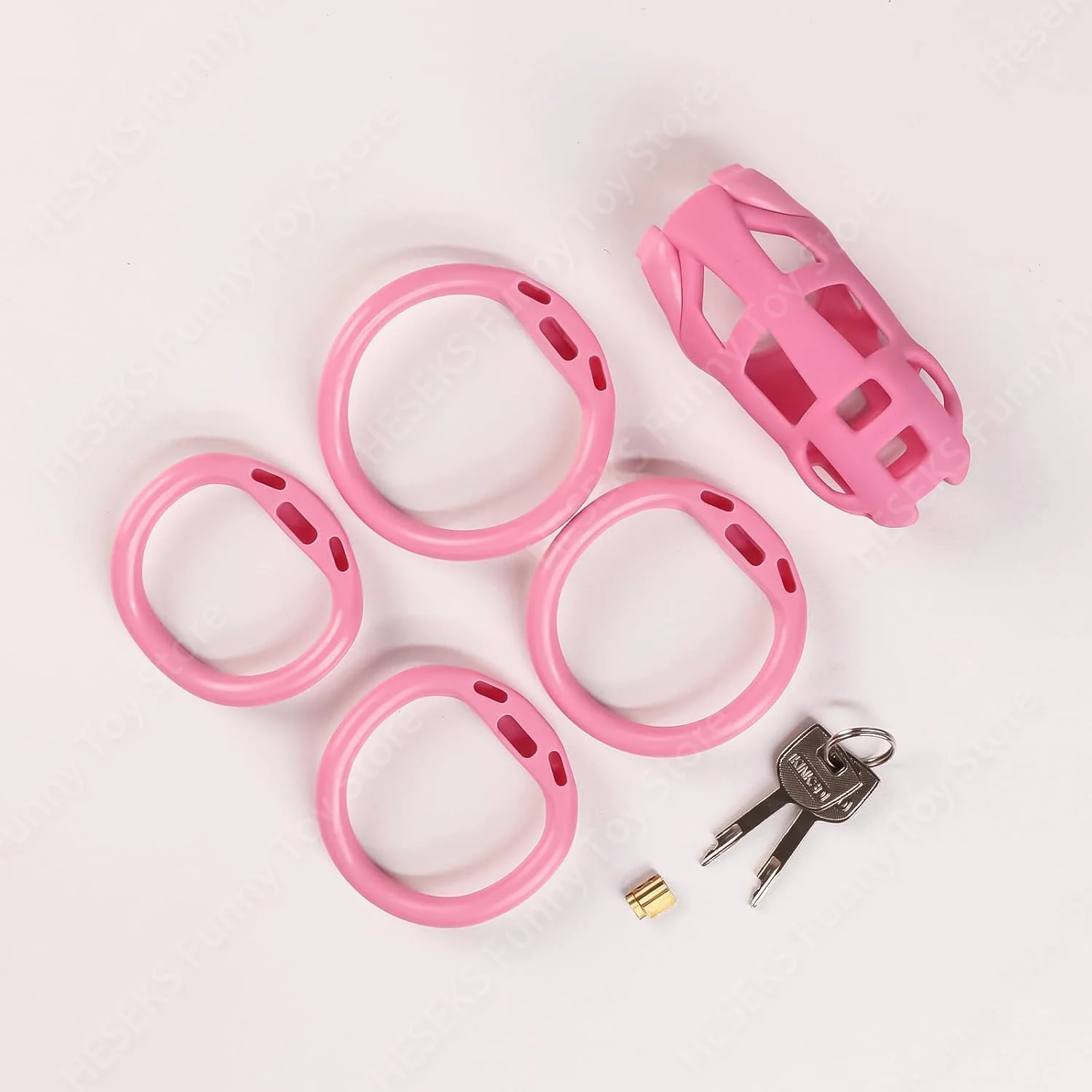 HESEKS New Cobra Chastity Cage Male Chastity Device Resin 3D Invisible Lock Cock Cage Penis Ring for Sissy Beginner BDSM Sex Toy penis chastity cage chastity lock sex toy chastity cage accessory penis cock ring male female sex toy