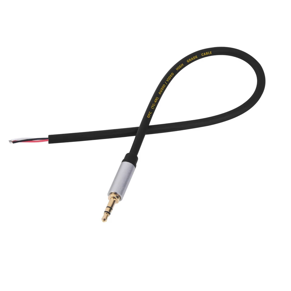 Cavo Audio 3,5 Mm Maschio A 3 Pin Nudo - TRS Stereo, 0,3 M, Per Collegamenti Personalizzati - 3