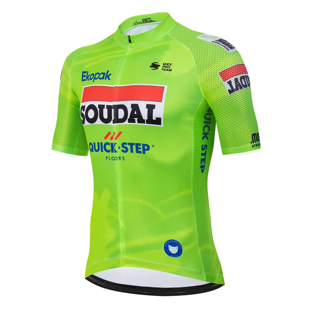 Soudal Quick-Step サイクルジャージ Soudal Quick Step 2023 Summer Cycling Jersey Suit Men's