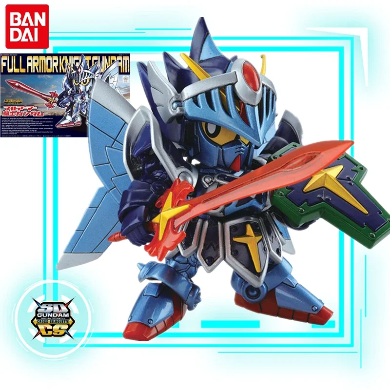 

Набор оригинальных моделей Bandai Gundam, фигурка аниме SD BB393 Knight Gundam, коллекция Gunpla, Аниме фигурки, игрушки для детей