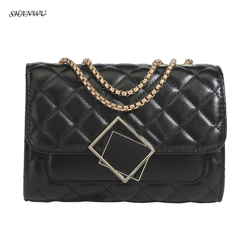 

Women's 2024 Summer New Women's Lingge Chain Fashion Versatile Elegance Luxury Crossbody Bag Single Shoulder Bag