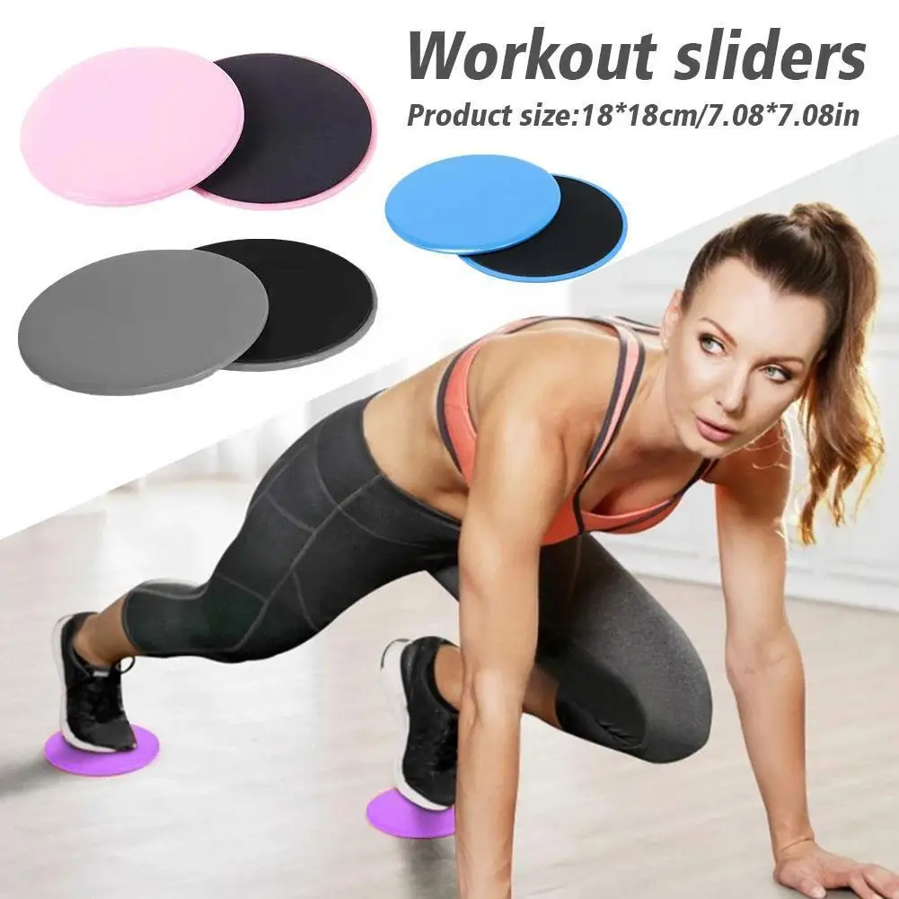 

1pair Fitness Core Sliders Exercise Gliding Discs Slider Accessories Abdominal Sports Training Equipment Yoga Workout Full- L5x3