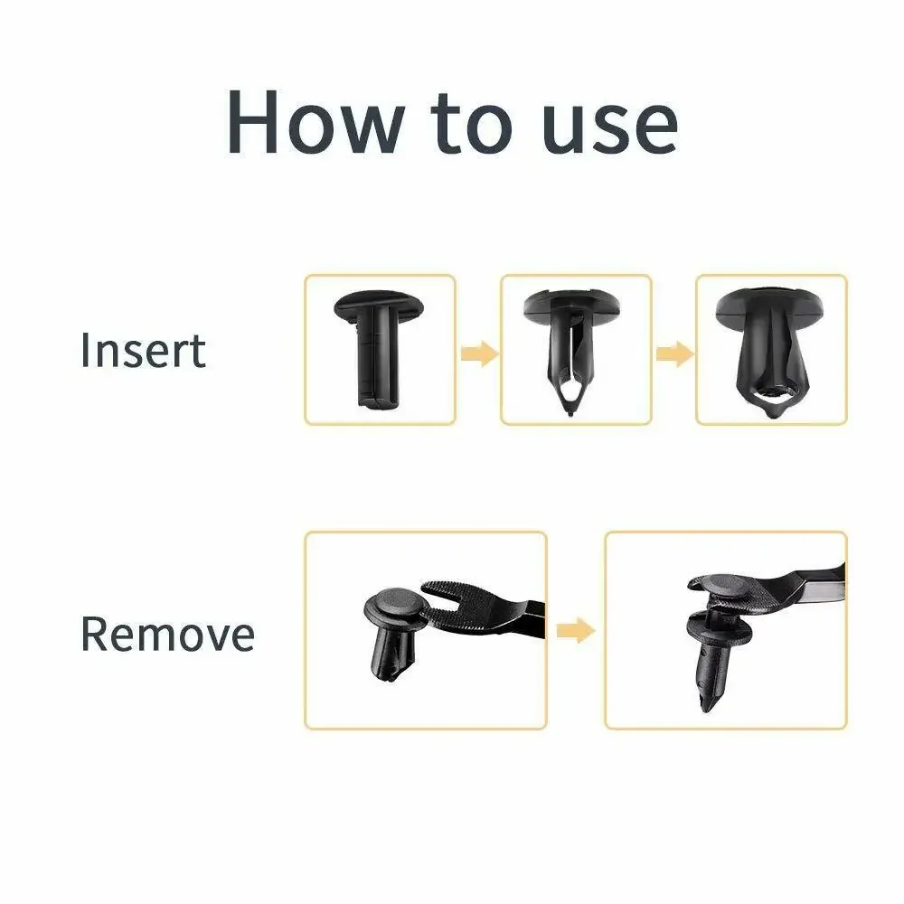 KEMiMOTO ATV UTV Renegade Rivets 100 Pack for Can Am Maverick Commander Outlander For John Deere Gator TX For Kawasaki