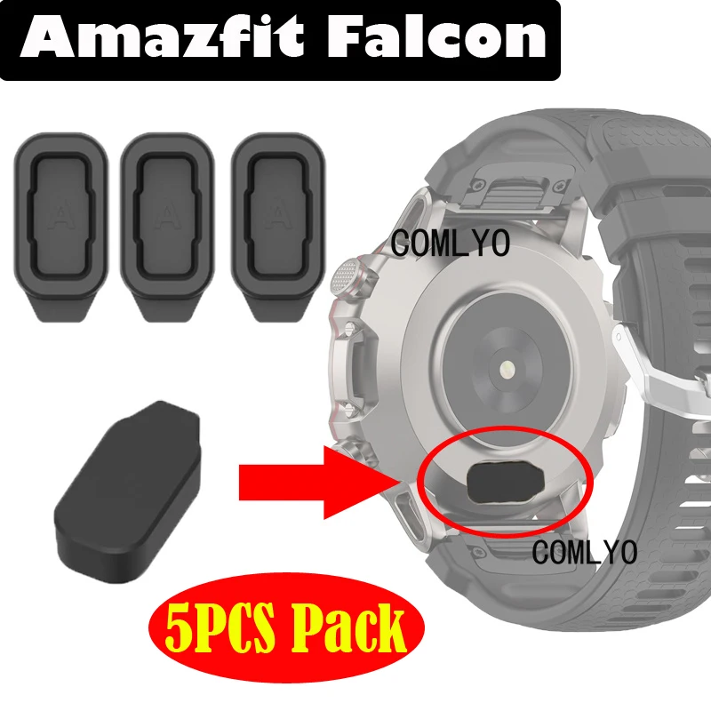 Smartwatch Sensor Dust Plug Soft Charger-Port Protector Cap for Amazfit- Falcon