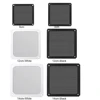 PC Case Filter Cover with Hole 8-14cm Magnetic Frame Dust Filter Dustproof Mesh Cover Net Guard PC Computer Accessories 3