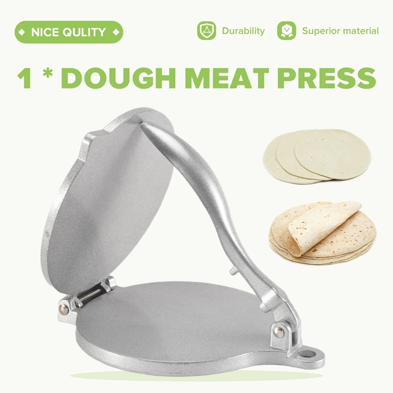 A26F-Kitchen Tortilla Maker Press Dough Meat Press Maker Bakeware Tools Tortilla Pancake Pie Tools Baking Accessories