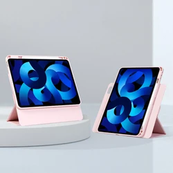 Premium Magnetic Detachable Rotating Pencil Case for 2018-2022 Pro12.9 (Pink)