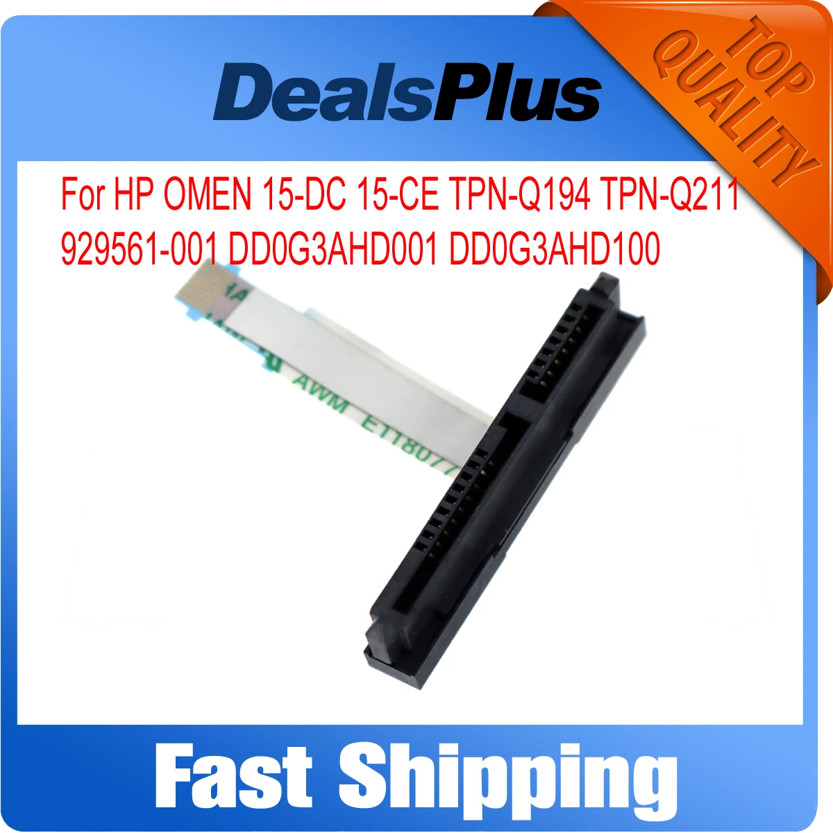 

New SATA HDD Hard Drive Cable Connector Replacement For HP OMEN 15-DC 15-CE TPN-Q194 TPN-Q211 929561-001 DD0G3AHD001 DD0G3AHD100