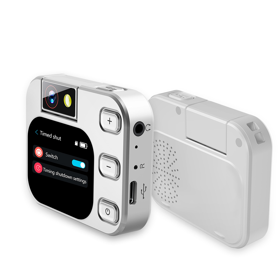 Vandlion X19 Mini MP3 Music Player 2.01 inch Touch Screen Type-C Walkmen Blue tooth E-Book Reading FM Radio  Camera Recorder