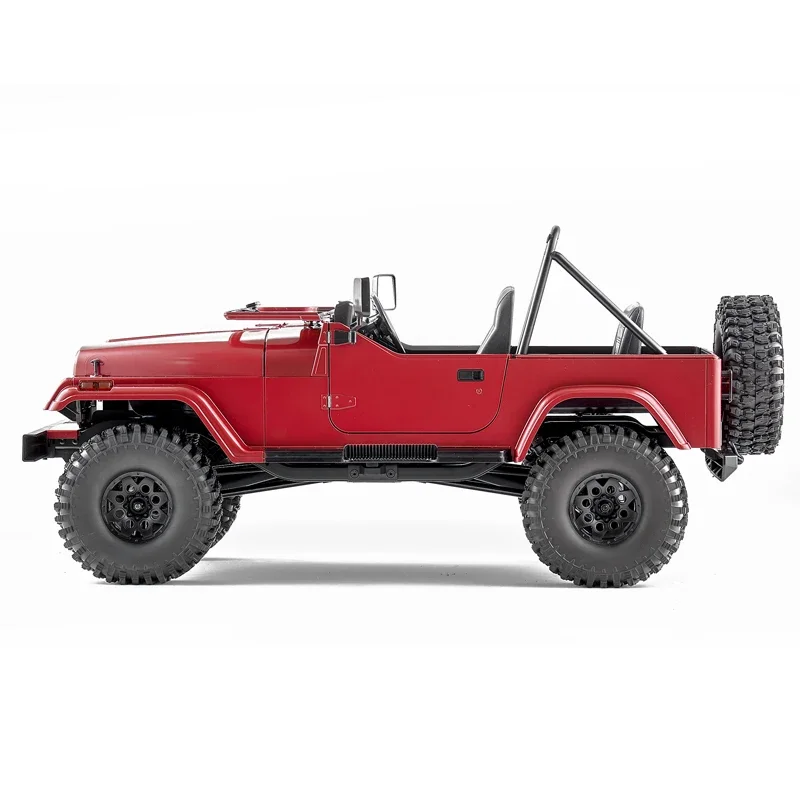 FMS ROCHOBY RC카 1/10 마시간 락 크롤러 RS 레드 4WD 오프로드 클라이밍 방수 리모컨 모델, 어린이 장난감, 소년