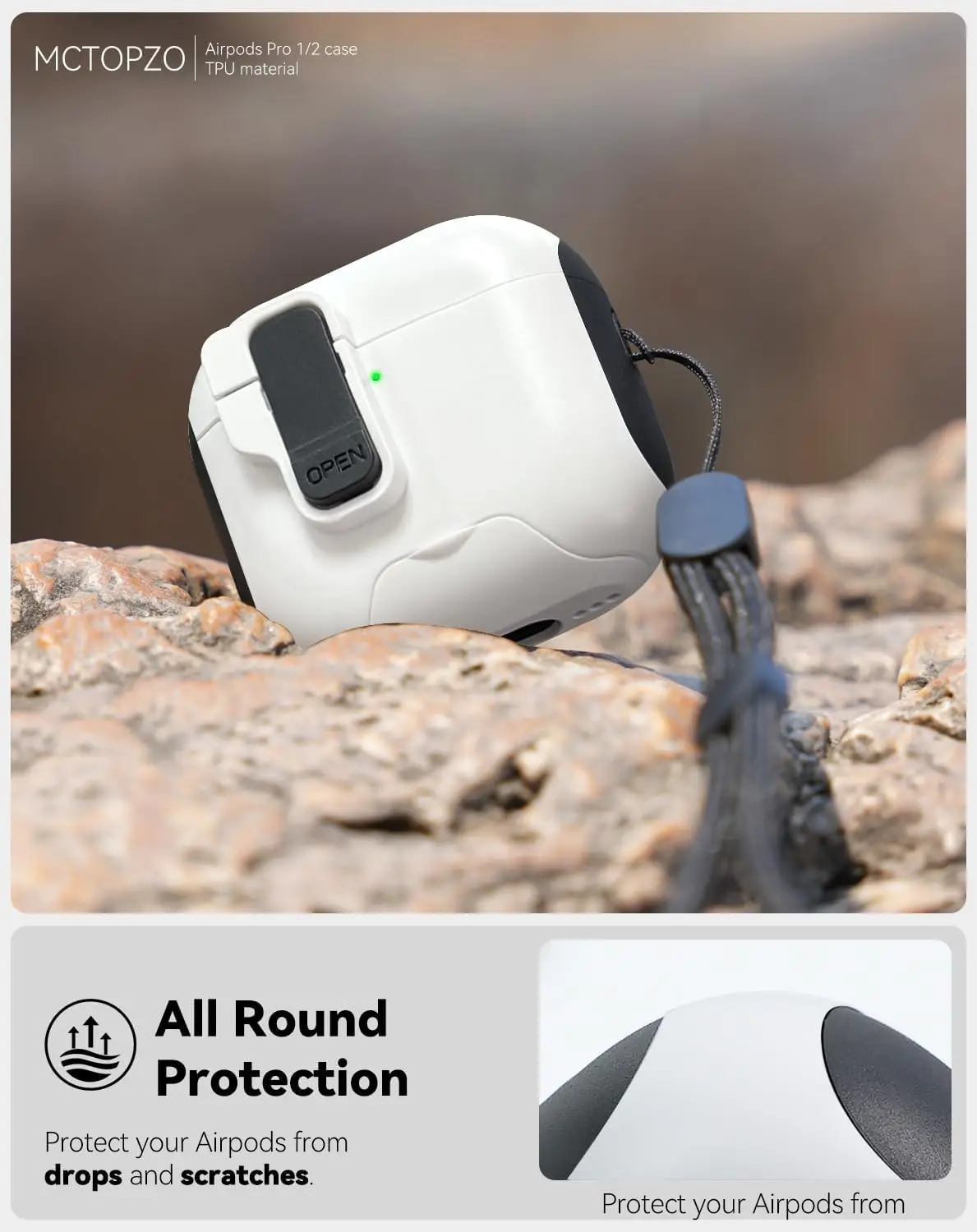 Secure Lock Shockproof Protective Case with Phone Stand