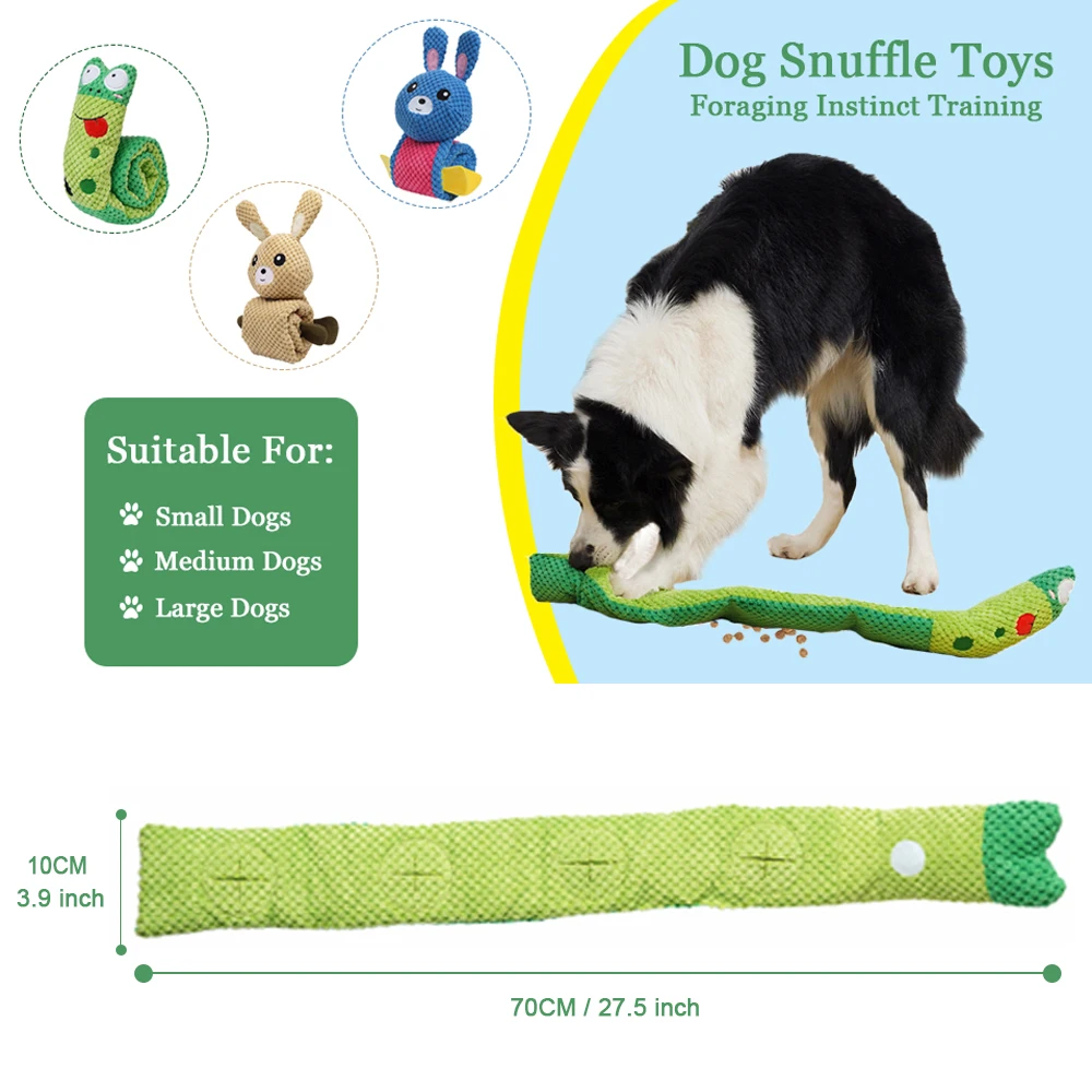 Dog Toys For Boredom,interactive Squeaky Dog Toys For Small And Medium Dogs  , Soft Puppy Teething Toy, Snuffle Dog Toys, Foraging Training And Anxiety