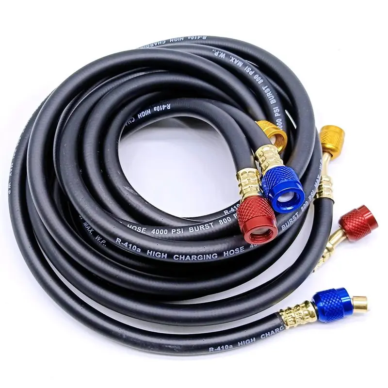 A29R R134a R410A AC 냉매 충전 호스 HVAC 에어컨 도구 자동차 실리콘 호스 파이프 에어컨 시스템 유지 보수
