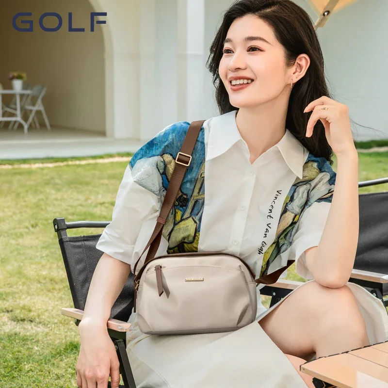 GOLF Lady Crossbody Shoulder Bag Canvas Zipper Messenger Small Bags Summer Casual Leisure Travel Purse Handbag for College Girls crossbody bag women shoulder bag women messenger bag