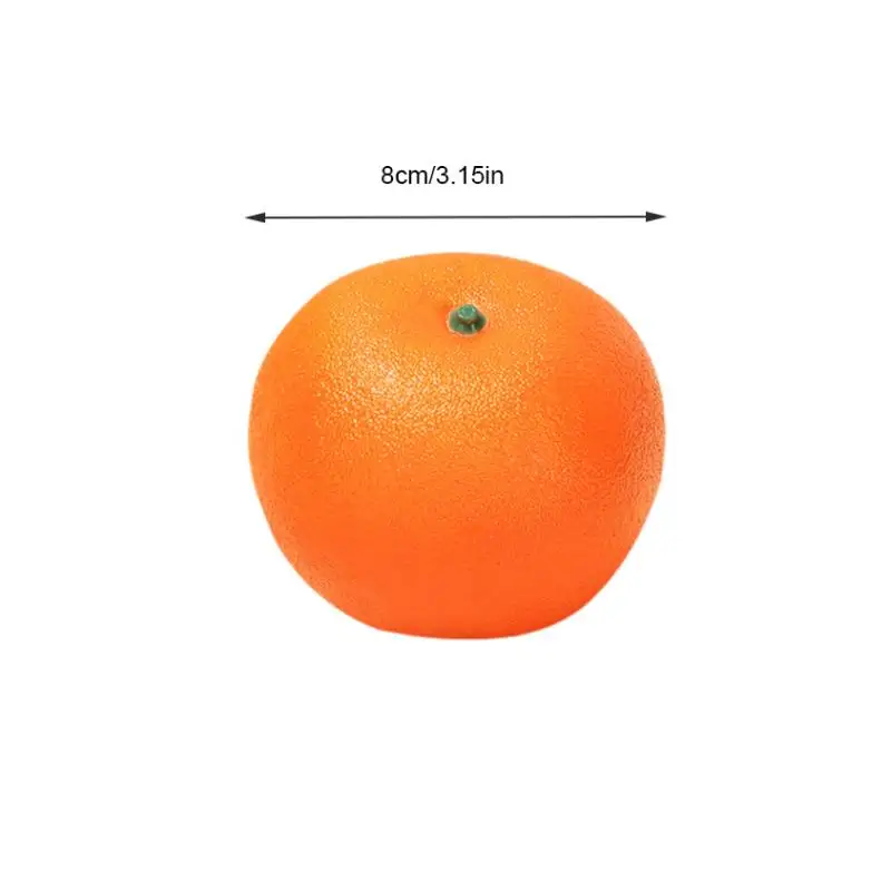 Artificial Orange Fruit Decorations - Set of 2/4/6 for Home and Event Decor【Homeclub】