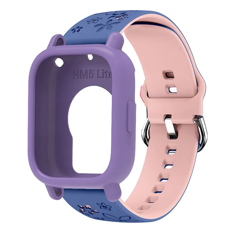 Engraved Silicone Band with Protective Case