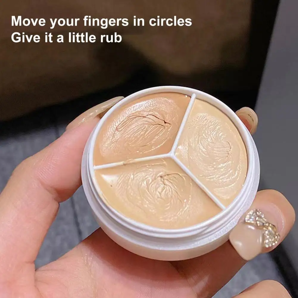 Waterproof Concealer Covers Acne Marks Dark Circles Long lasting cream 3 Color Concealer Palette Cream Cosmetics makeup concealer waterproof concealer face concealer concealer palette concealer foundation cream