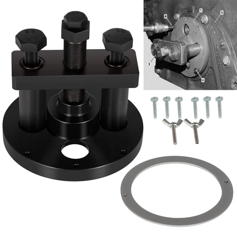 

W541589023300 Front Crankshaft Oil Seal Remover and Installer Tool for Detroit Diesel DD13/DD15 Engines with Ring Adapter
