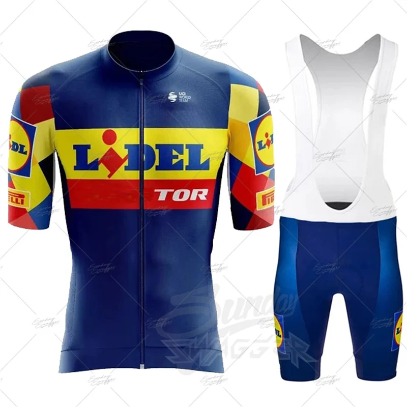 

2024 Men's Cycling Blouse Clothes Uniform Costume Bike Tricuta Man Sets Bib Cycle Jersey Spring Summer Mtb Male Clothing