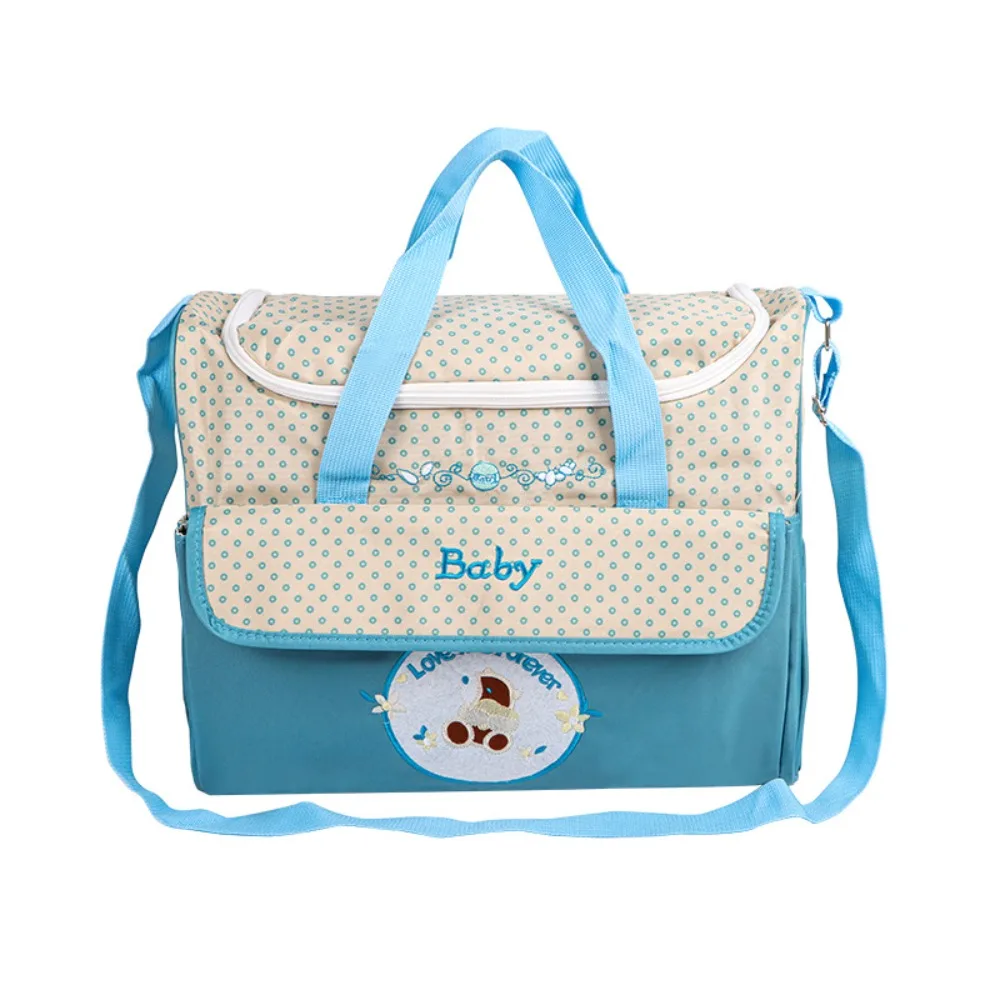 Portable Storage Baby Diaper Bag Multifunctional Crossbody Mommy Maternity Packs Handbag Canvas Baby Stuff Nappy Bags Baby Care