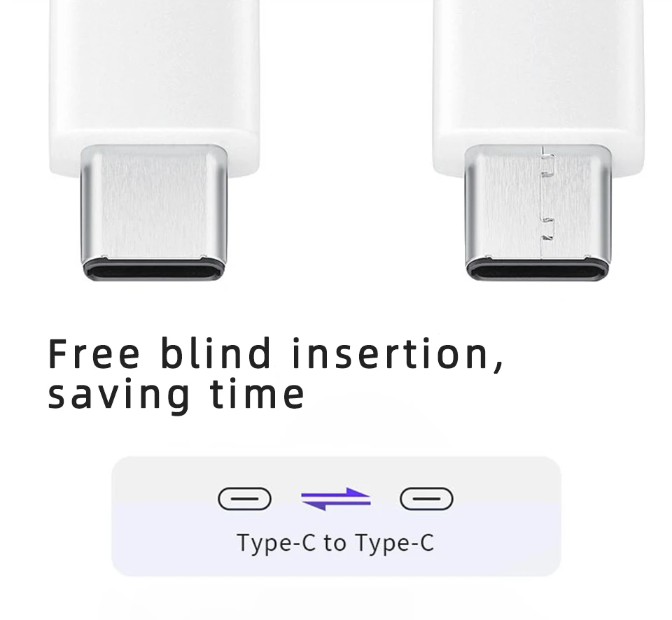 Super Fast 45W Type C to Type C USB Charging Cable