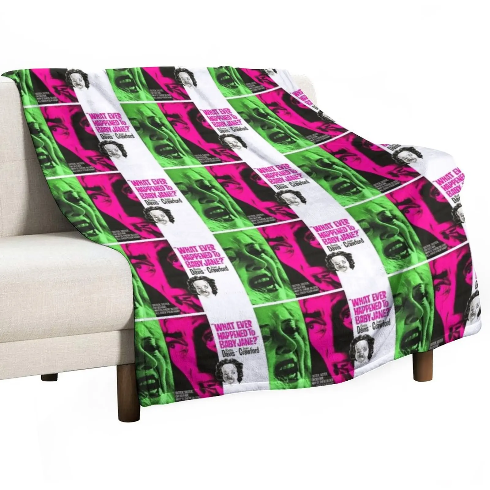 

WHATEVER HAPPENED TO BABY JANE  - VINTAGE POSTER ART - Throw Blanket Blanket Luxury Sofas Furry Blanket