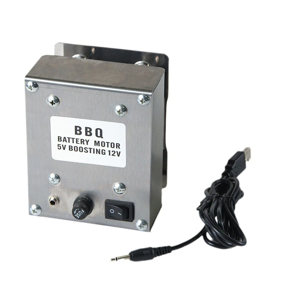 USB BBQ Motor Electric Rotisserie Rotating Motor Grill Barbecue Spit Metal Rotisserie Motor Moteur Tournebroche 5V to 12V 30KGS 6