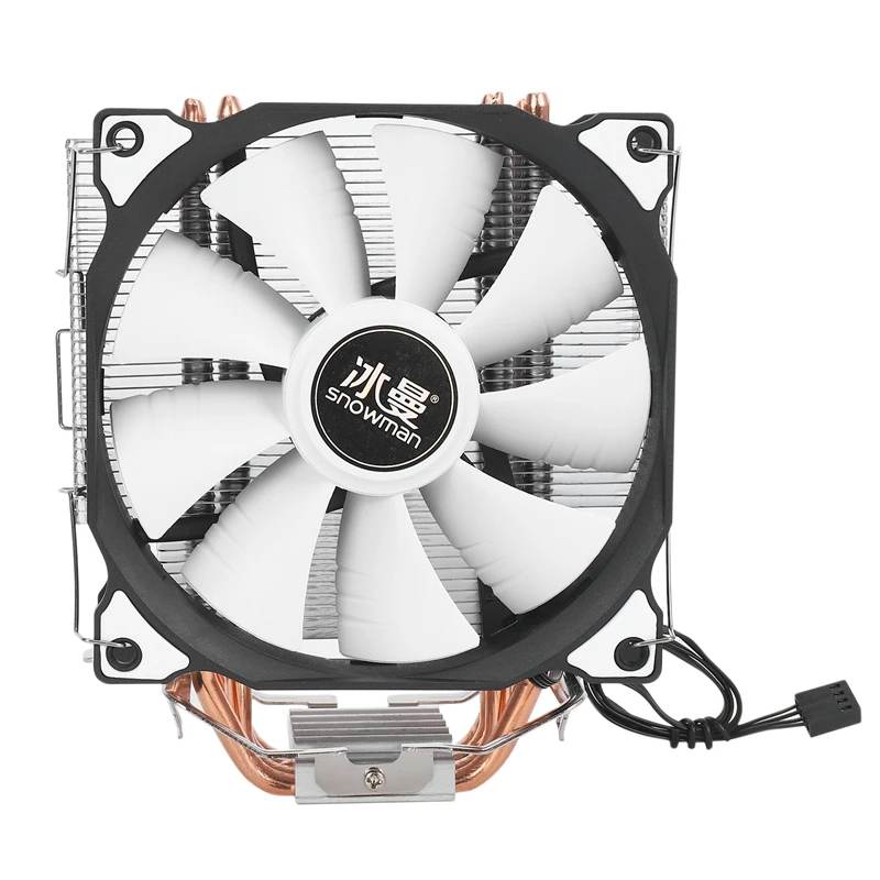 CPU Cooler SNOWMAN CPU Cooler Master 5 Direct Contact Heatpipes freeze Tower Cooling System CPU Cooling Fan with PWM Fans